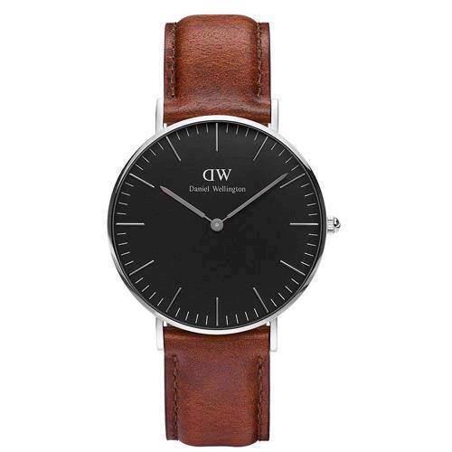 Image of Classic Black St Mawes rustfri stål quartz Dame ur fra Daniel Wellington, DW00100142